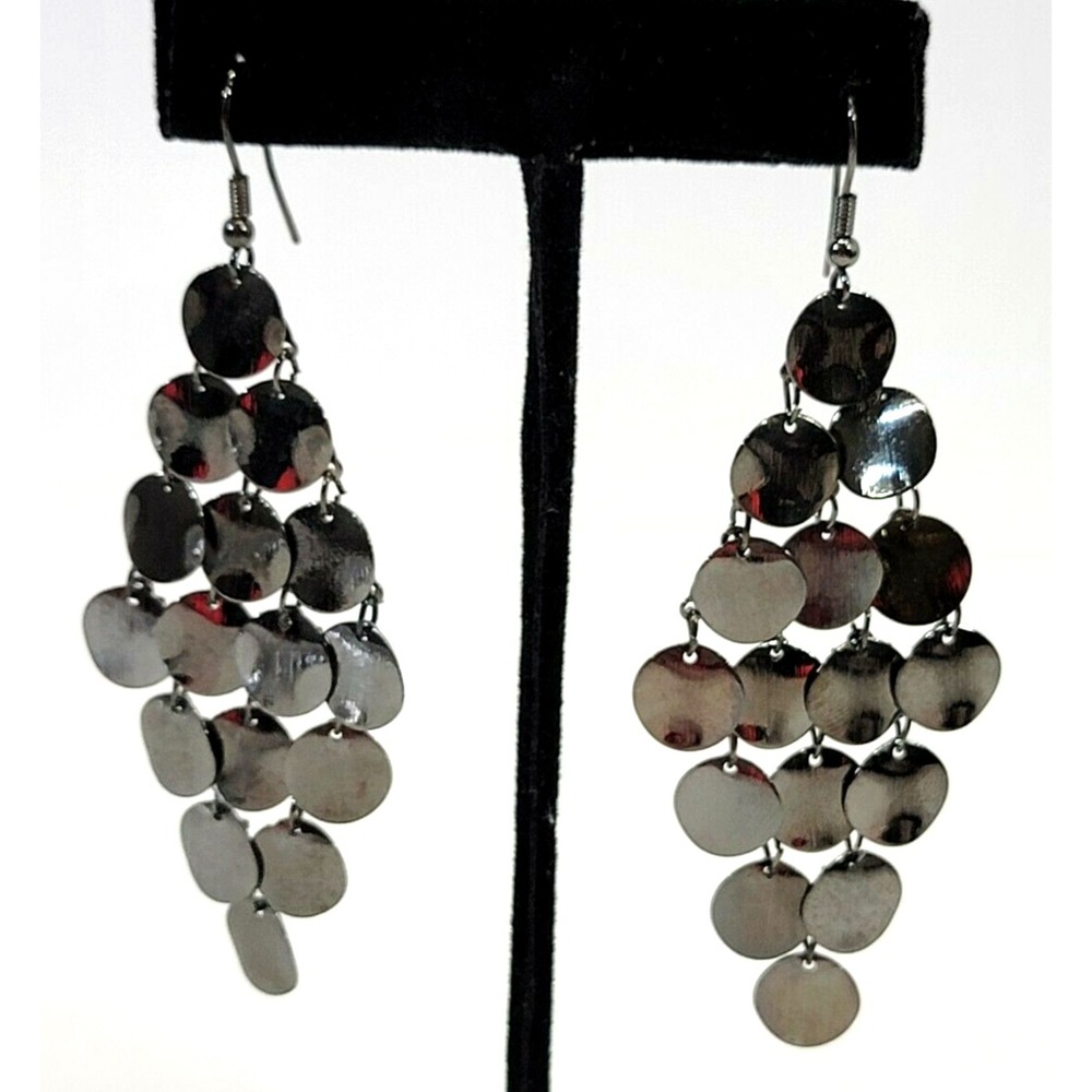 Name Brand Fashion Statement‎ Dangle Chandelier Earrings Jewelry EUC Stylish